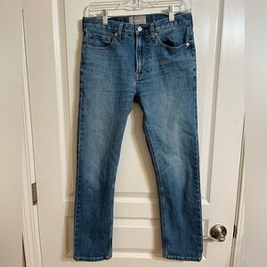 Everlane Ex Boyfriend Slim Fit Jeans in Denim Blue